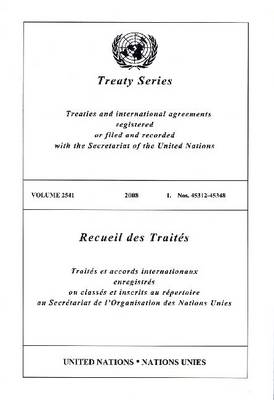Treaty Series 2541 (Paperback)