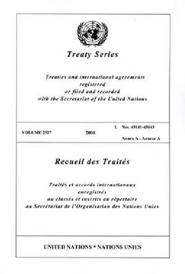 Treaty Series: Volume 2527 (Paperback)