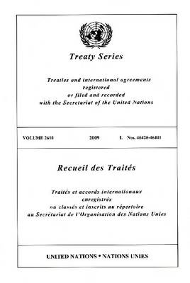 Treaty Series: Volume 2610 (Paperback)