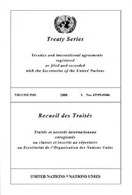 Treaty Series: Volunme 2545 (Paperback)