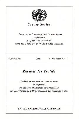 Treaty Series 2601 - Treaty Series (Paperback)