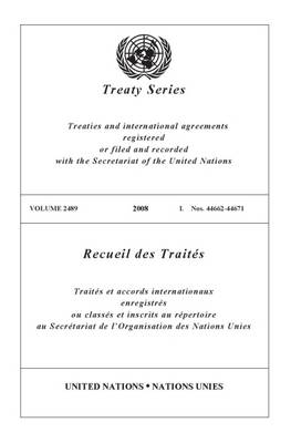 Treaty Series 2489 - Treaty Series (Paperback)
