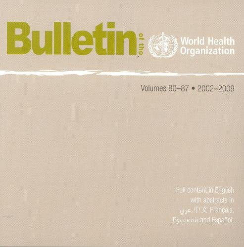Cd-rom Bulletin of WHO 2002-2009: v. 80-87 (Paperback)