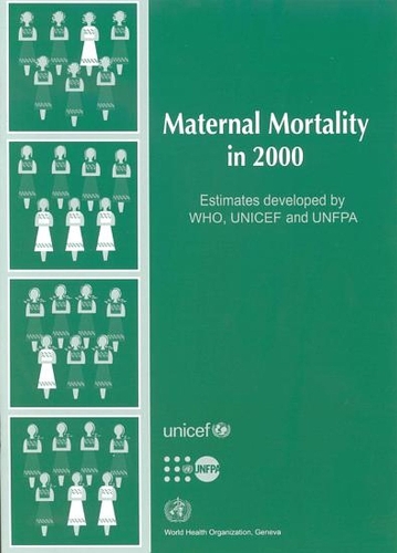 Maternal Mortality in 2000: Estimates Developed by WHO, UNICEF and UNFPA (Paperback)