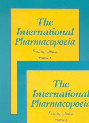 The International Pharmacopoeia: Pharmacopoea Internationalis (Hardback)