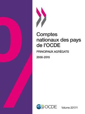 Comptes Nationaux Des Pays de l'Ocde, Volume 2017 Numero 1 Principaux Agregats - Comptes Nationaux Des Pays de l'Ocde (Paperback)