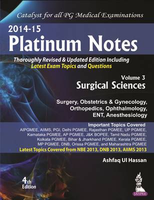Platinum Notes : Surgical Sciences (Paperback)