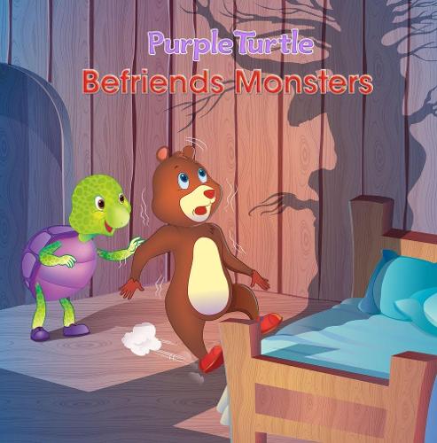 Purple Turtle Befriends Monster (Paperback)
