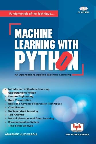 Machine Learning with Python (Paperback)