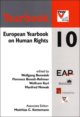 European Yearbook on Human Rights 10 (Paperback)