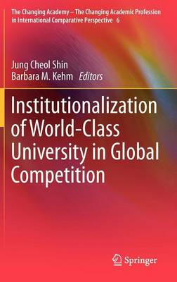 Institutionalization of World-Class University in Global Competition - The Changing Academy - The Changing Academic Profession in International Comparative Perspective 6 (Hardback)