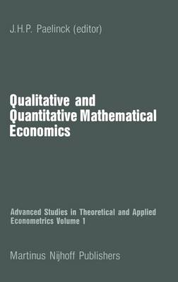 Qualitative and Quantitative Mathematical Economics - Advanced Studies in Theoretical and Applied Econometrics 1 (Paperback)