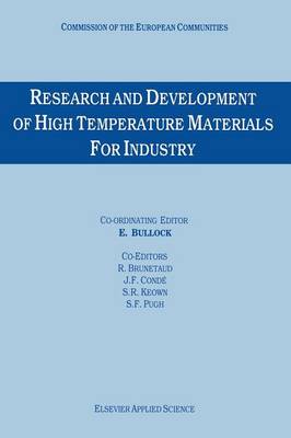 Research and Development of High Temperature Materials for Industry (Paperback)