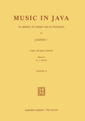 Music in Java: Its History, Its Theory and Its Technique (Paperback)
