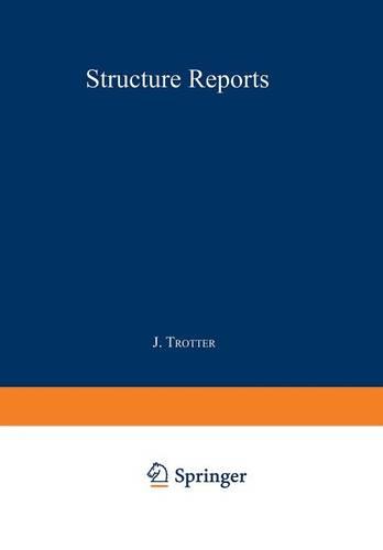 Structure Reports: Organic Section - Structure Reports B 39 (Paperback)