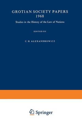 Studies in the History of the Law of Nations (Paperback)