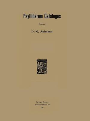 Psyllidarum Catalogus (Paperback)