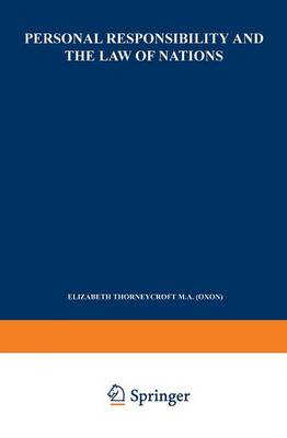 Personal Responsibility and the Law of Nations (Paperback)