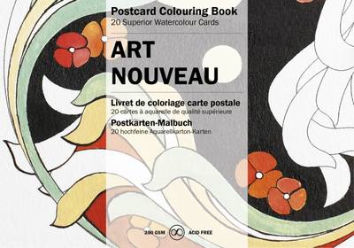 Art Nouveau: Postcard Colouring Book
