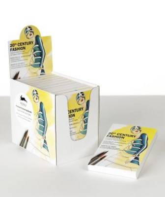 20th Century Fashion Display Box: Display Box with 10 Postcard Colouring Books (Paperback)