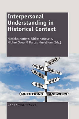 Interpersonal Understanding in Historical Context (Hardback)