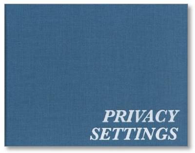 Erik Van Der Weijde - Privacy Settings (Hardback)
