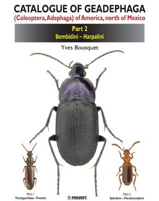Catalogue of Geadephaga (coleoptera, Adephaga) of America, North of Mexico: Trachypachidae - Trechini Pt. 1 - ZooKeys (Hardback)