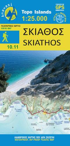 Skiathos 2013 (Sheet map, folded)