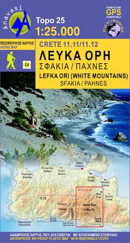 Lefka Ori: Sfakia - Pahnes 2019 (Sheet map, folded)