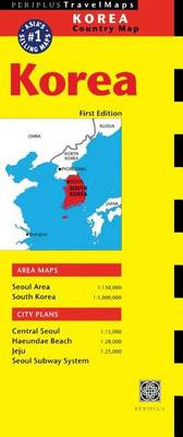 Korea Travel Map First Edition - Periplus Maps (Sheet map)