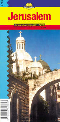 Jerusalem - Cartographia City Map S. No. 6790 (Sheet map, folded)