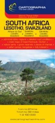 South Africa Country Map: Lesotho, Swaziland: Cartographia Map Collection - Michelin National Maps No. 6950 (Sheet map, folded)