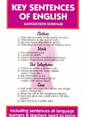 Key Sentences in English: English-Persian
