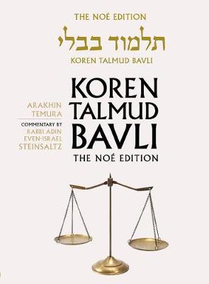 Koren Talmud Bavli: v. 40: Arakhin, Temura, English (Hardback)