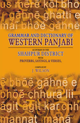 Grammar and Dictionary of Western Panjabi: With Proverbs, Sayings, and Verses (Hardback)