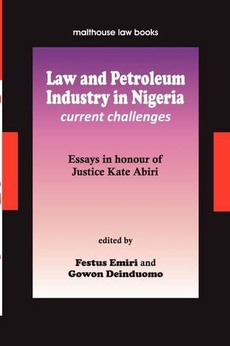 Law and Petroleum Industry in Nigeria (Paperback)