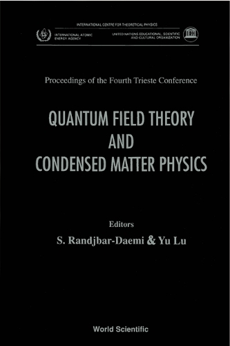Quantum Field Theory and Condensed Matter Physics: Proceedings of the Fourth Trieste Conference on Quantum Field Theory (Hardback)