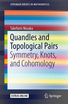Quandles and Topological Pairs: Symmetry, Knots, and Cohomology - SpringerBriefs in Mathematics (Paperback)