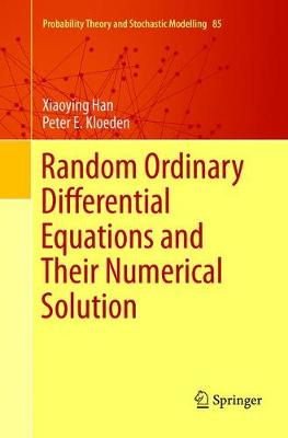 Random Ordinary Differential Equations and Their Numerical Solution - Probability Theory and Stochastic Modelling 85 (Paperback)