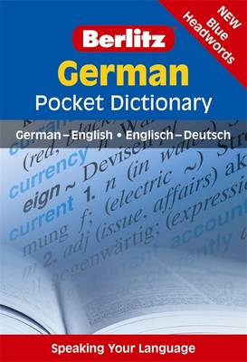 Berlitz Pocket Dictionary German - Berlitz Pocket Dictionary (Paperback)