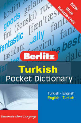 Berlitz Pocket Dictionary Turkish - Berlitz Pocket Dictionary (Paperback)