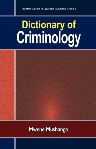 Dictionary of Criminology (Paperback)