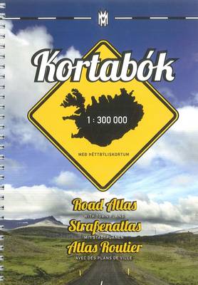 Iceland Road Atlas, with Town Plans, 2014-2015 2014 (Spiral bound)