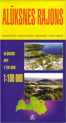 Aluksnes Region 2003 (Sheet map, folded)