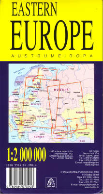 Eastern Europe 2015 (Sheet map, folded)