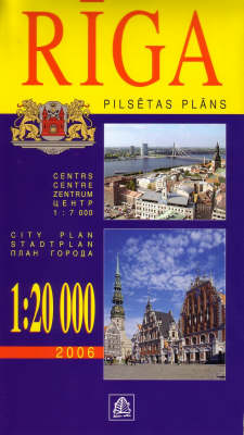 Riga 2006 - City Plans S. (Sheet map, folded)