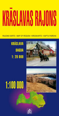 Kraslavas Region - Regional Maps of Latvia S. (Sheet map, folded)