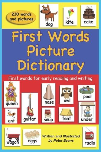 First Words Picture Dictionary by Peter Evans | Waterstones