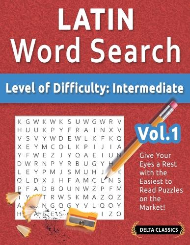 Medium Difficulty Level Latin Word Search - Level of Difficulty by Delta Classics | Waterstones