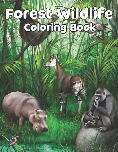 Forest Wildlife Coloring Book by Bb Hasna Book | Waterstones
